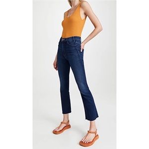 MOTHER The Hustler Ankle Fray Jeans In Home Movies